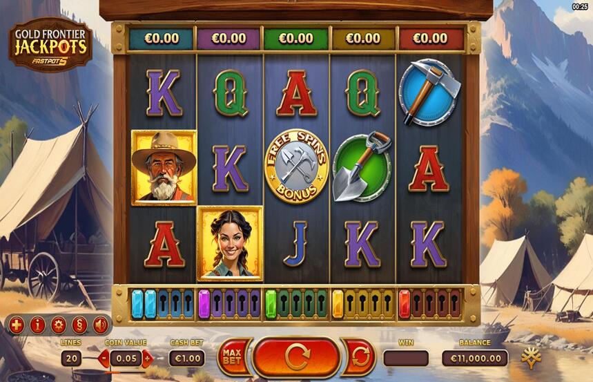 Gold Frontier Jackpots FastPot5
