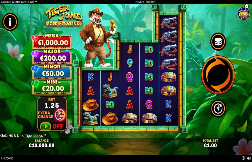 Gold Hit and Link Tiger Jones