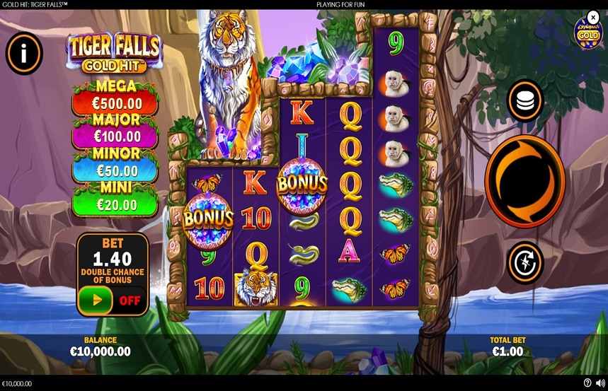 Gold Hit Tiger Falls