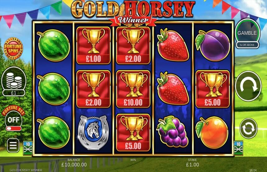 Gold Horsey Winner