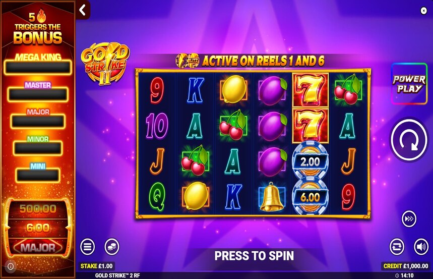Gold Strike II Rapid Fire Jackpots