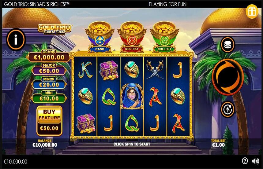 Gold Trio Sinbads Riches