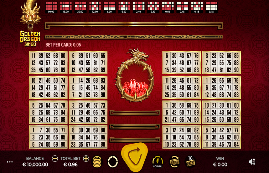 Golden Dragon Bingo