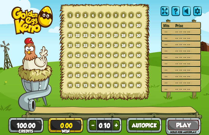 Golden Egg Keno