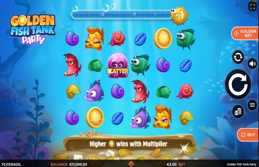 Golden Fish Tank Party