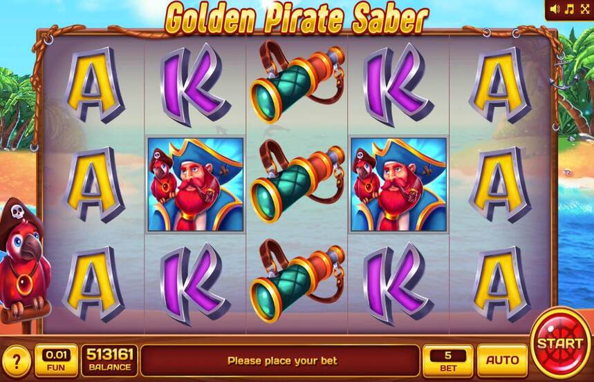 Golden Pirate Saber