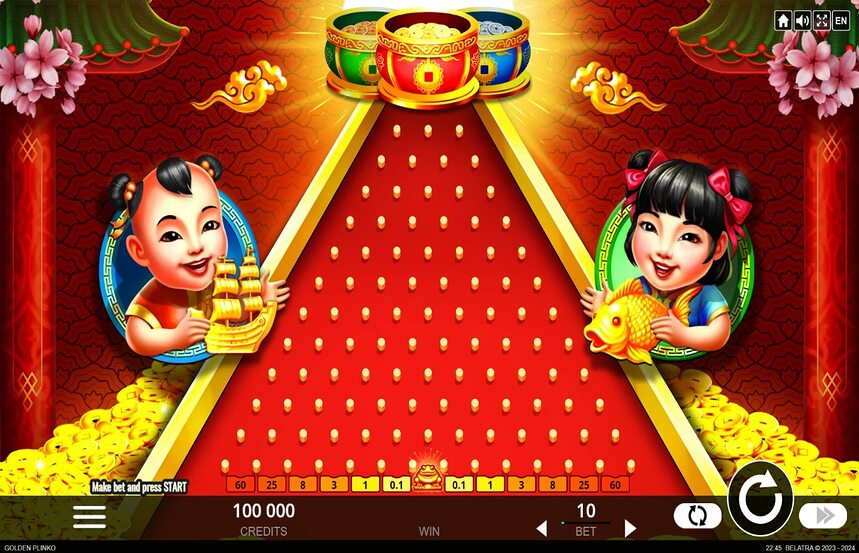 Golden Plinko