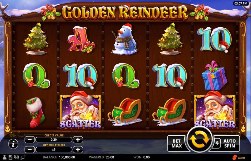 Golden Reindeer