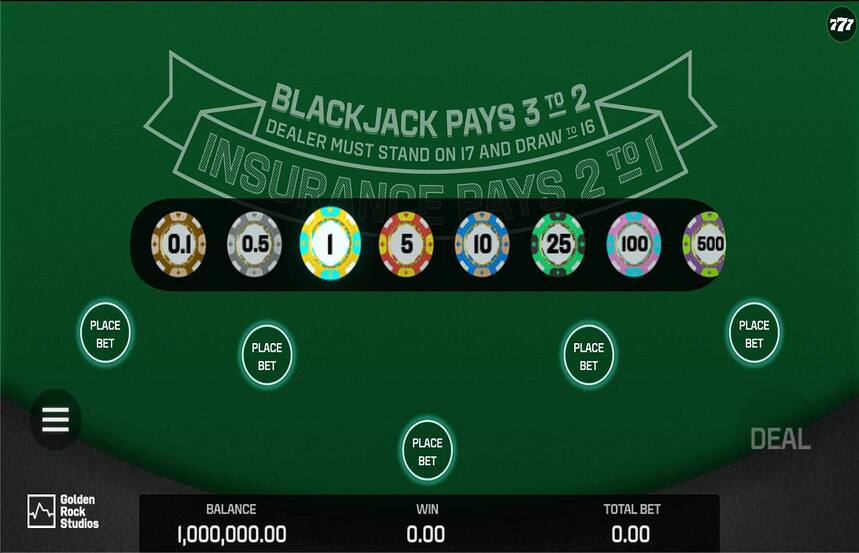 Golden Rock Classic Blackjack