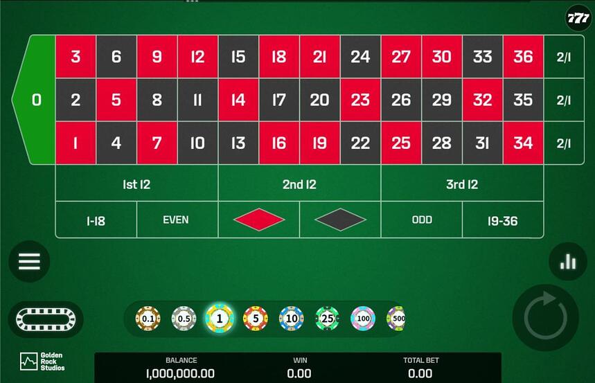 Golden Rock Classic Roulette