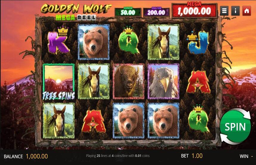 Golden Wolf Mega Reel