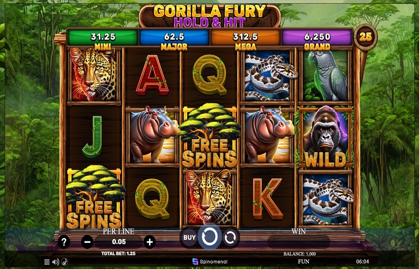 Gorilla Fury Hold and Hit