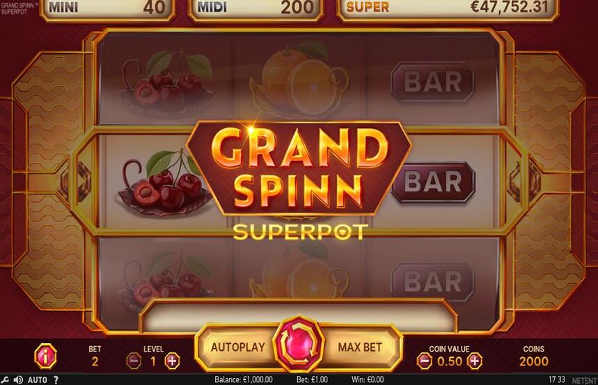 Grand Spinn Superpot