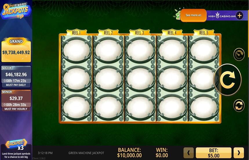 Green Machine Jackpot