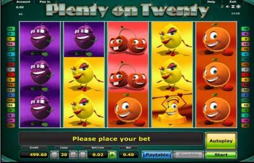 Greentube Plenty on Twenty