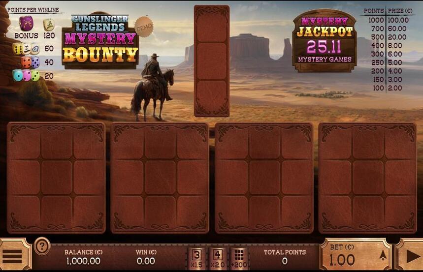 Gunslinger Legends Mystery Bounty
