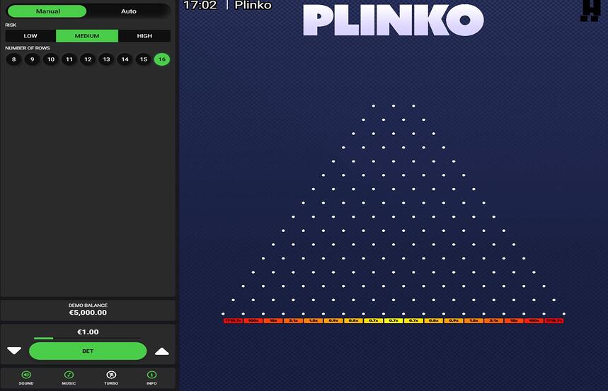 Hacksaw Gaming Plinko