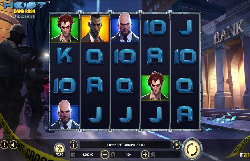 Heist Bank Rush Hold and Win