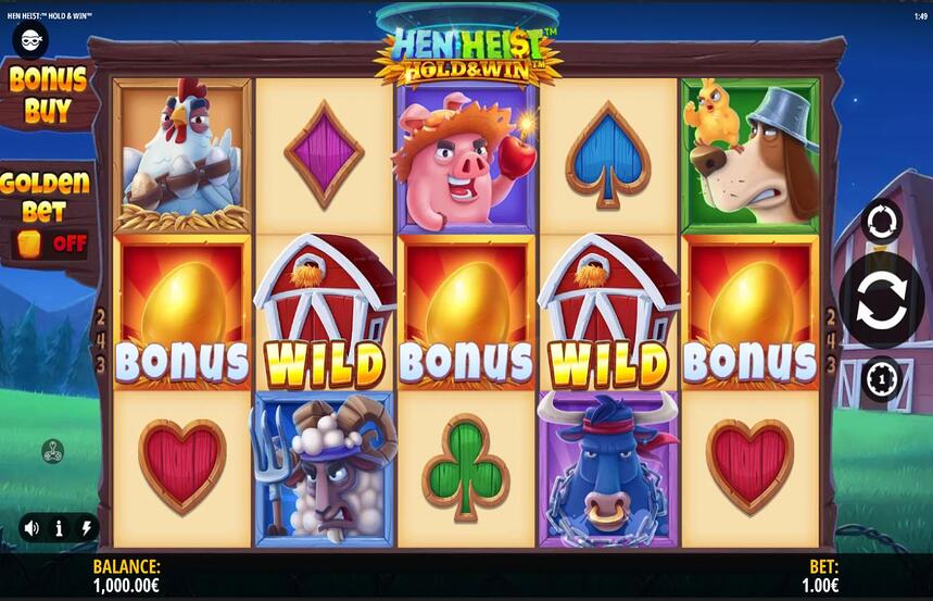 Hen Heist Hold and Win