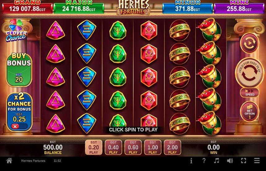Hermes Fortunes Clover Chance