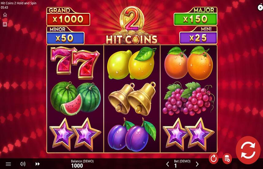 Hit Coins 2 Hold and Spin