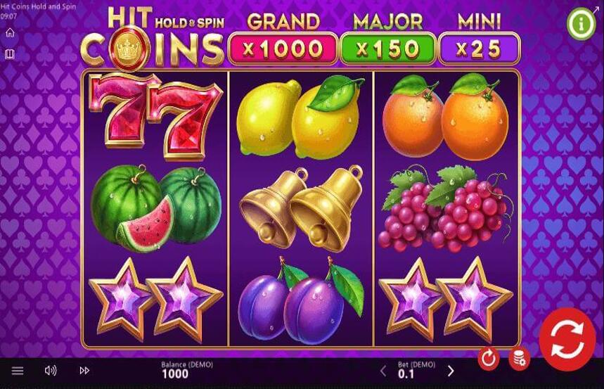 Hit Coins Hold and Spin