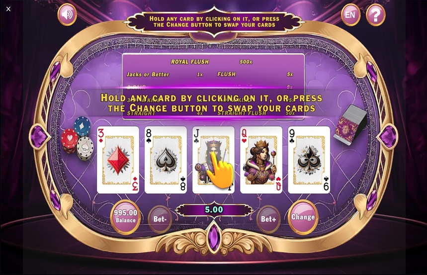 Hold and Flip Poker Frenzy