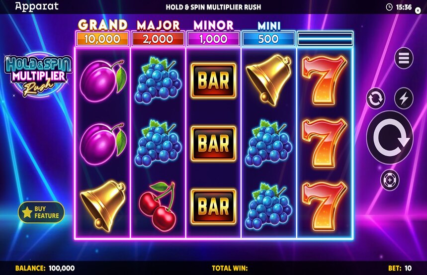 Hold and Spin Multiplier Rush