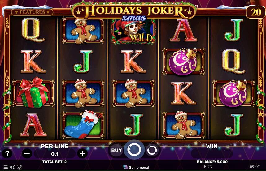 Holidays Joker Xmas