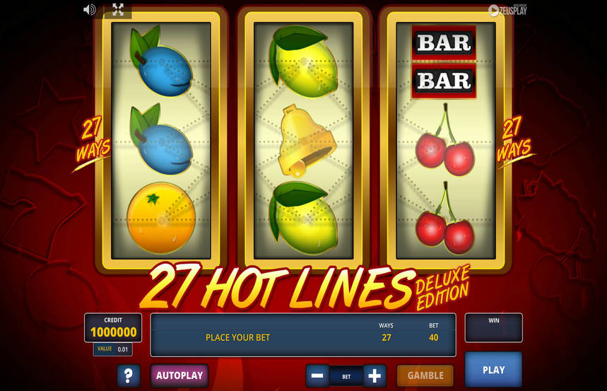 Hot 27 Lines Deluxe