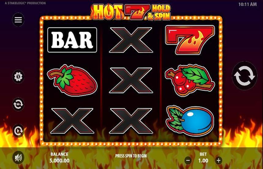 Hot 7 Hold And Spin