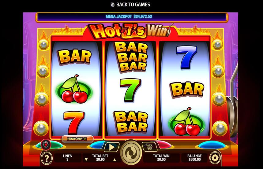 Hot 7s Win