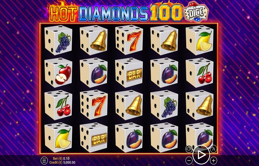 Hot Diamonds 100 Dice