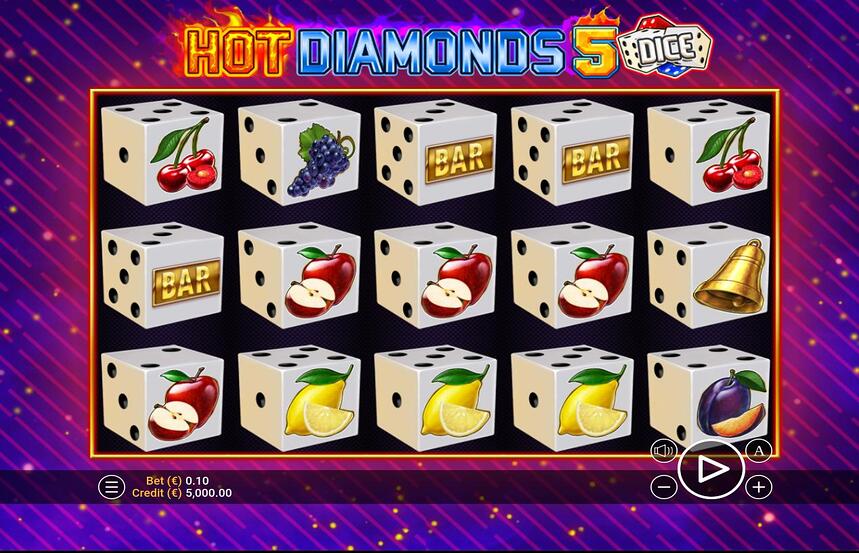 Hot Diamonds 5 Dice