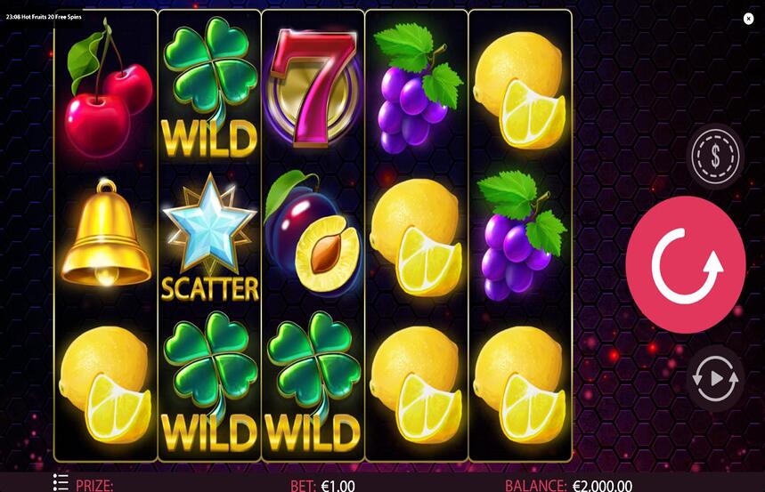 Hot Fruits 20 Free Spins