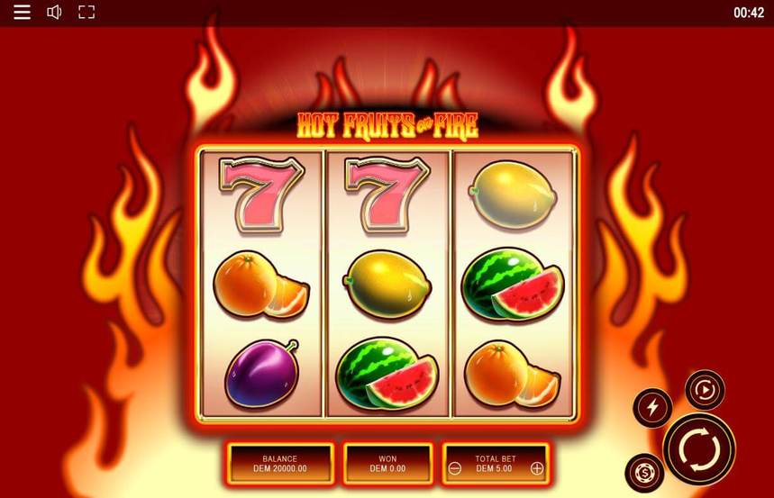 Hot Fruits on Fire