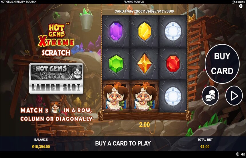 Hot Gems Xtreme Scratch