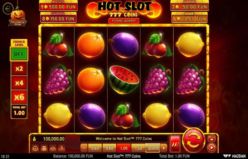 Hot Slot 777 Coins Halloween Edition