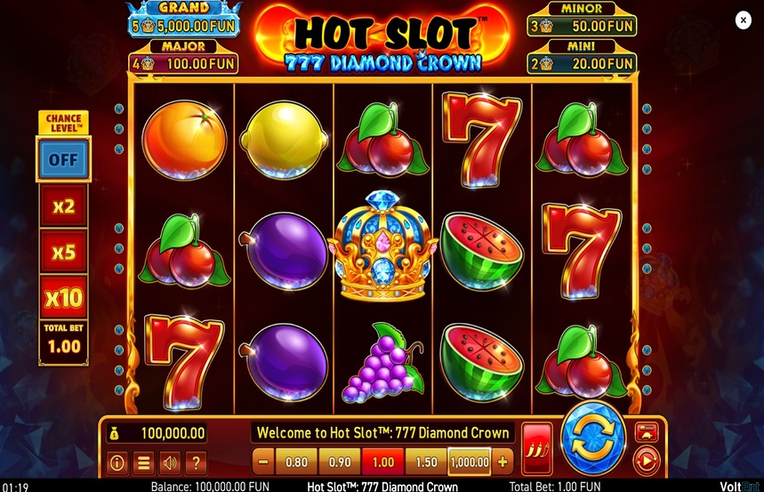 Hot Slot 777 Diamond Crown
