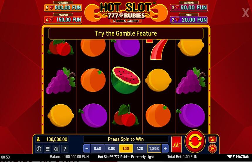Hot Slot 777 Rubies Extremely Light