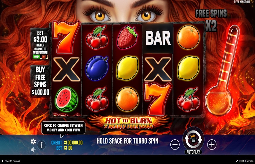 Hot to Burn 7 Deadly Free Spins
