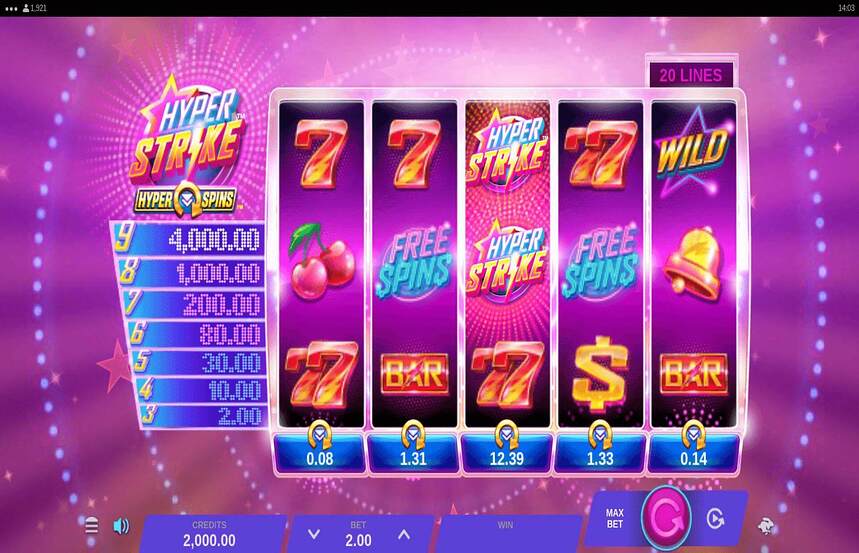 Hyper Strike HyperSpins