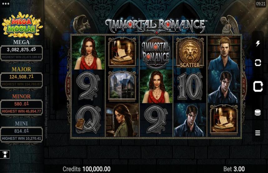 Immortal Romance Mega Moolah