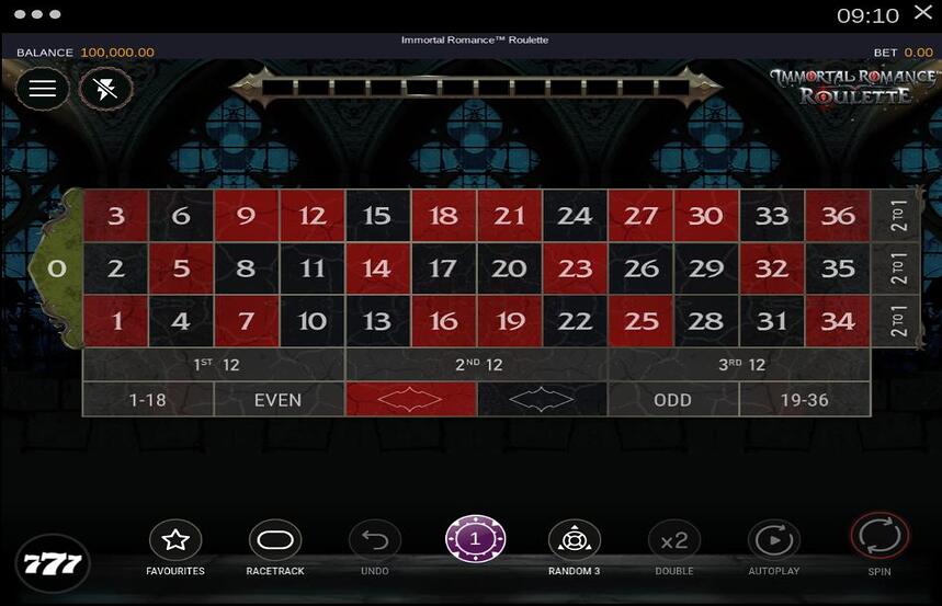 Immortal Romance Roulette