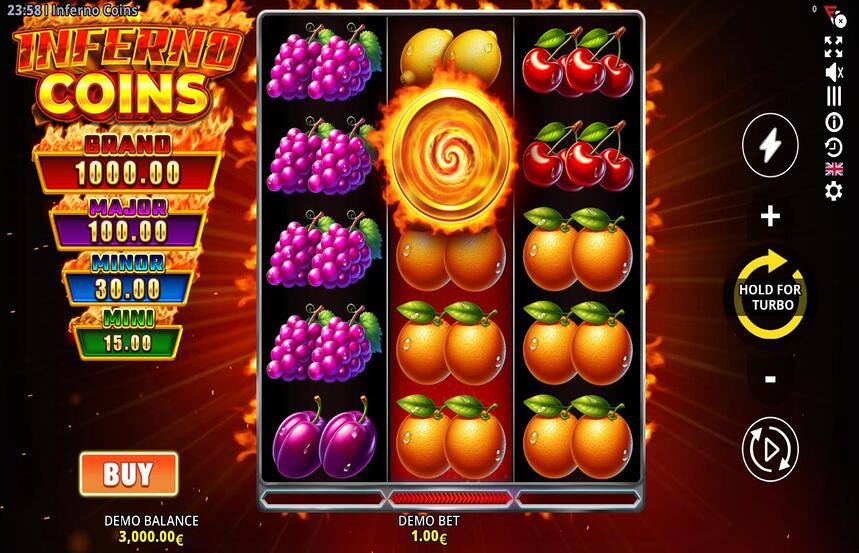 Inferno Coins Ultimate Running Wins
