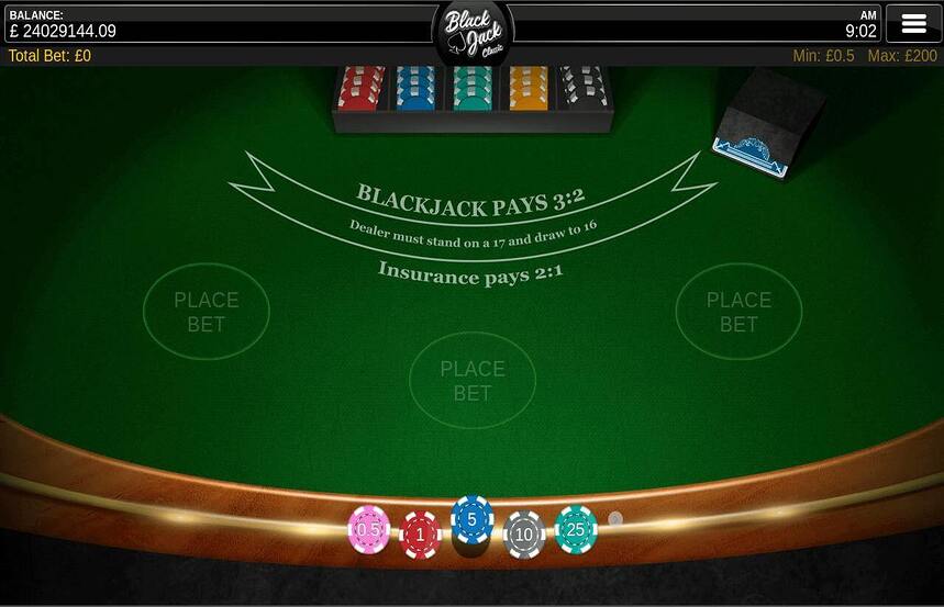 Iron Dog Studio Blackjack Classic