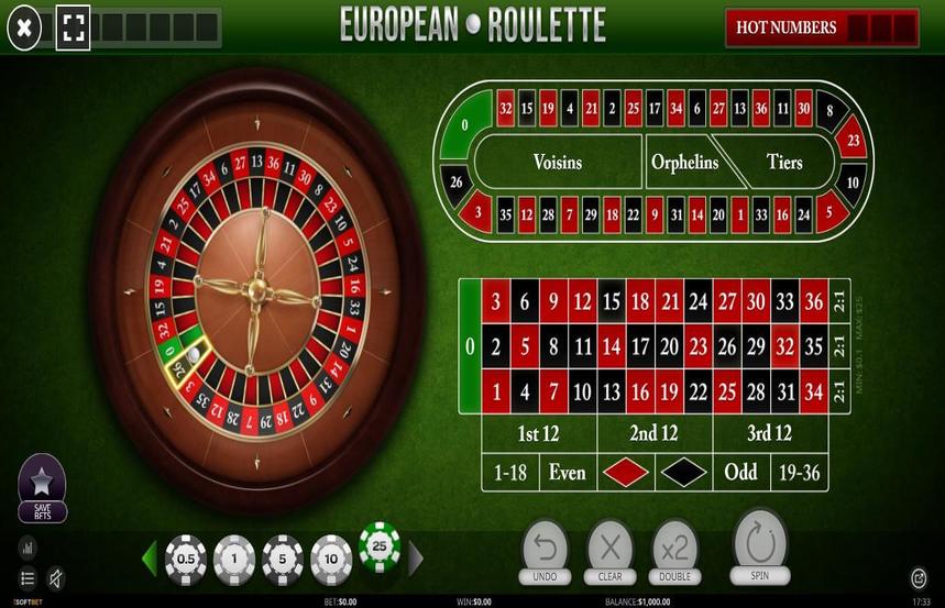 ISoftbet European Roulette