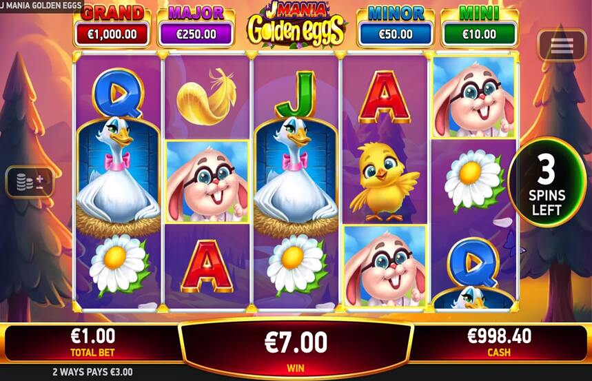 J Mania Golden Eggs