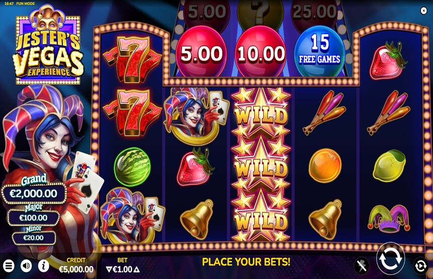 Jesters Vegas Experience