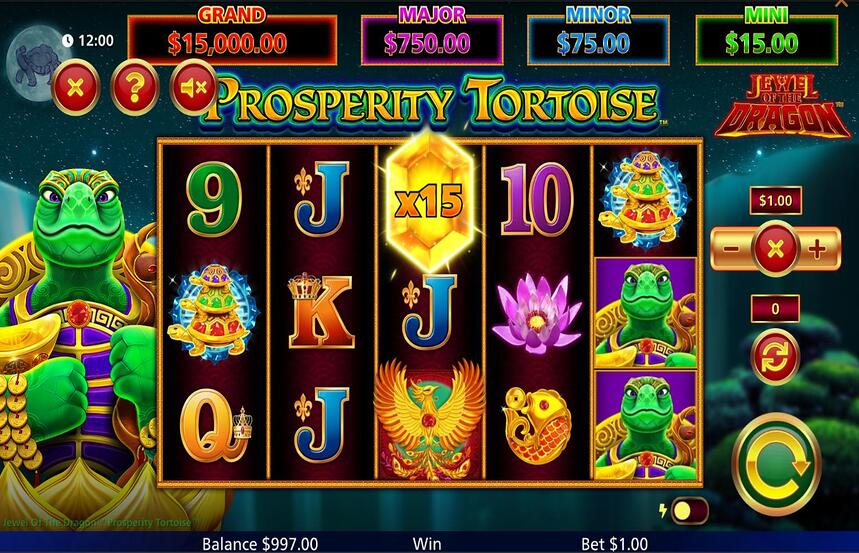Jewel of the Dragon Prosperity Tortoise